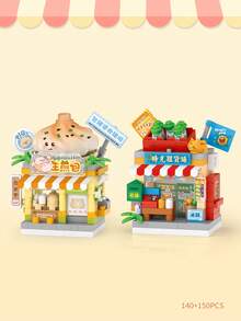 LOZ New Building Blocks Magic House, Restaurant Street Scene Series, Building Blocks House Model, Assembly Building Blocks Toy, Tabletop Decor, Best Holiday/Christmas/Birthday Gift For Boys And Girls - Multicolor - View 14