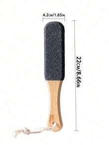 1件/2件专业修脚去角质浮石脚锉，去除死皮和龟裂的脚跟，榉木锉，老茧去除器，脚刷，修脚工具，专业修脚用品，去除死皮和老茧，足部护理，足部按摩器，男女适用。足部磨砂膏/洗脚石/磨脚石 - 彩色 - 查看 6