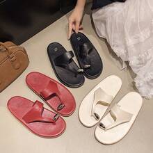 Women Flats - Wine Red [counter Version] - View 3