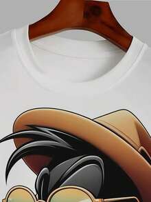 Camicia casual a maniche lunghe da uomo 3D, con stampa di cartoni animati alla moda, design multifunzionale, adatta per sport all'aperto e passeggiate casual, leggera e traspirante