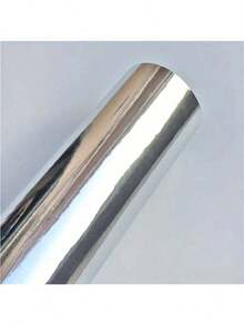 1pc Car PVC Mirror Chrome Vinyl Wrap Film, Air Release Technology - Stretchable High Gloss Chrome Reflective Surface, For Car Wrapping Or Custom Detailing Chrome Mirror Car Wrap Film - one-size - View 3