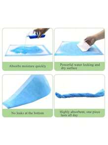 100pcs Super Large Dog Urine Pad, Large Training Dog Use Urine Pad, Super Absorbent, Non-Leaking, Odor-Proof, Easy To Clean, Disposable Pet Urine Pad, Suitable For Puppies, Small Dogs, Indoor Training, Pet Training