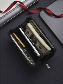 Men's Wallet, Fashionable Large Capacity Multi-Card Slot Casual Phone Pouch Coin Purse Handbag - Multicolor - View 7