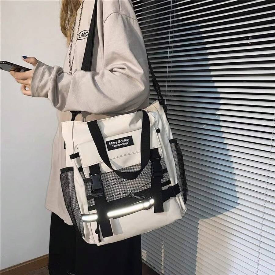 Women Shoulder Bags - 黑色升級款/防水反光條 - 查看 1