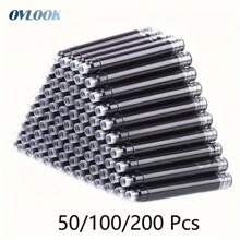 Fountain Pen Ink Refills - Compatible With Both 2.6mm And 3.4mm Diameter Nibs, Suitable For Calligraphy Pens In Black, Red, Blue And Blue-Black Colors,School Supplies,Back To School