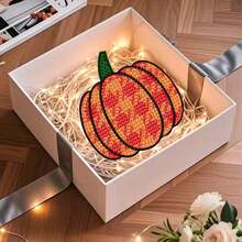 8pcs/Set DIY Diamond Painting, Fully Studded Rhinestone Coasters For Living Room, Bedroom, Teacup Decor, Pumpkin Shaped, Suitable As Gifts, 70 Sets/560pcs