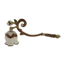 1 pieza Apagavelas elegante con mango largo, accesorio de metal para velas, apagador de llama del pabilo, decoración del hogar, regalo