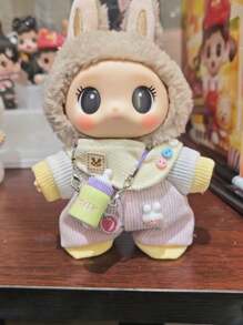 (Excluding Dolls)1pc Labu Mini Bottle Dollhouse Mini Model Bottle Kettle Water Cup Miniature Food Play OB11 Scene Accessories Pendant (Bottle Only, No Others Included)