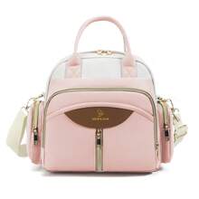 1 件全新优质尼龙妈咪包，大容量尿布包，配有独立奶瓶架、纸巾袋、行李带，时尚便捷，适合带宝宝旅行 - 彩色 - 查看 15