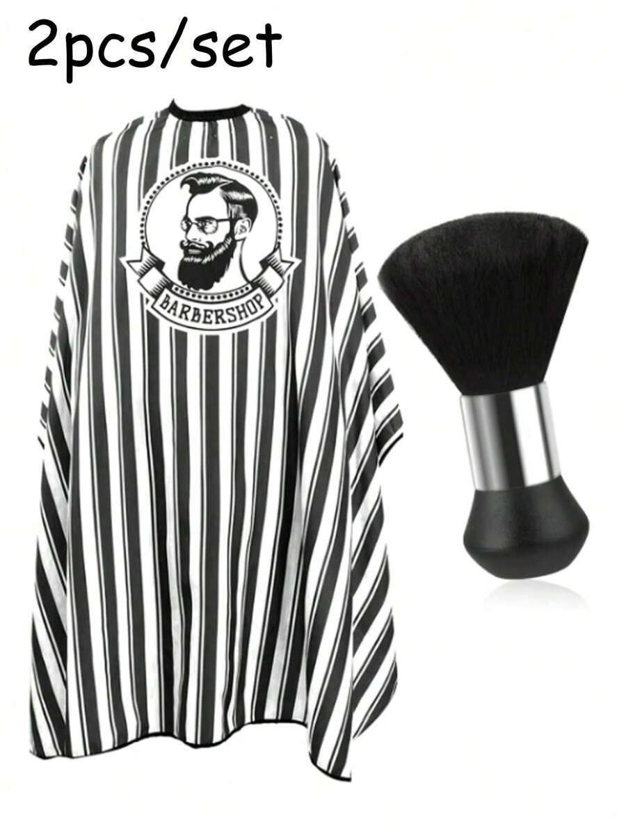 2 Pezzi Set Di Telo Da Taglio Capelli E Spazzola Per Raccogliere I Capelli, Grembiule Anti-Statico Per Taglio Capelli, Spazzola Per Il Collo Per Taglio E Pulizia Capelli Per Saloni Di Parrucchiere, Perfetto Per Parrucchieri, Stilisti E Parrucchieri, Facile Da Indossare, Rilascio Rapido, Spazzola Liscia, Accessori Per Barbiere, Asciugacapelli, Capelli, Barbiere, Strumenti Per Capelli, Prodotti Per Capelli, Accessori Per Capelli, Spazzola Per Bordi, Spazzola Per Styling, Accessori Per Barbiere, Viaggio, Asciugacapelli, Prodotti Per Capelli, Lacca Per Capelli, Accessori Per Capelli, Prodotti Per Capelli Ricci, Attrezzatura Per Parrucchieri, Accessori, Forbici Per Taglio Capelli, Natale, Barbershop, Accessori Per Barbiere, Accessori Per Capelli, Parrucchiere, Asciugacapelli, Capelli, Accessori, Prodotti Per Capelli, Strumenti Per Capelli, Prodotti Per Capelli, Cura Dei Capelli, Spazzola Per Capelli Ricci, Barbiere, Accessori Per Barbiere, Attrezzatura Per Parrucchieri, Elementi Essenziali