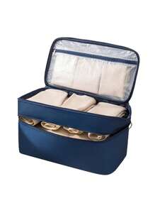 轻便便携旅行收纳包 - 安全拉链袋，方便灵活打包，高效收纳