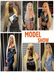 613 13x4 Lace Front Wigs Human Hair With Natural Hairline 250 Density Deep Wave Lace Front Wigs Human Hair With Baby Hair Kinky Curly Human Hair Wig Glueless Wigs Human Hair Pre Plucked For Women 40 Inch - 613 - 查看 8