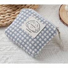 Women's Makeup Bag - Compact Handbag With Tassel Decor, Spacious Interior For Cosmetics, Cards, Cash, Korean Style Daily Organizer Bag - Gift For Women And Students, Fashion Cosmetic Pouch, Durable Design, Essential Accessory