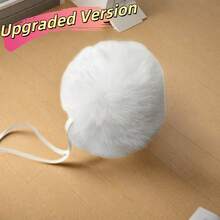 Rabbit Tail Costume Prop, Cute Bunny Mom Role Play Prop, Party Outfit Accessory, Fluffy Pom Pom Brooch, Holiday Gift, Halloween, Halloween Accessory - Multicolor - View 25