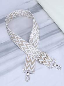 几何织带肩带，可拆卸可调节宽度，金色五金配件，适用于相机包、斜挎包、手提包、旅行包、腰包、手机壳等。可作为替换肩带使用——是送给妈妈、朋友、姐妹的理想礼物，适合周年纪念日、生日、感恩节、圣诞节等场合，可手洗。 - 彩色 - 查看 9