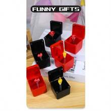 1pc Middle Finger In A Box - Prank Toy - Halloween/Christmas Gift - Party Favor - Proposal Prop - Holiday Gift - Birthday Gift - Easter Gift - Halloween Gift - Christmas Gift - Perfect Gift - Multicolor - View 8