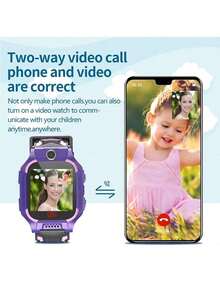 Reloj inteligente con GPS para niños, compatible con 2G, con cámara, anti-pérdida y función SOS, para niños y niñas - Multicolor - Ver 5