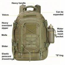 60L Military Tactical Backpack Molle Assault Rucksack Outdoor Travel Hiking Rucksacks Camping Hunting - Multicolor - View 3