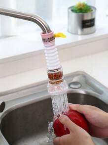 1 Faucet Splash Protector, Shower Extension Filter Nozzle Net