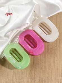 Bộ 6/3 kẹp tóc cá sấu đơn giản, thời trang dành cho nữ, phụ kiện tóc búi hàng ngày, quà tặng chất lượng cao đa năng cho Ngày của Mẹ, Lễ Tạ ơn, kẹp càng cua, kẹp tóc, kẹp trượt tóc, kẹp tóc cài đầu, kẹp cá sấu, đồ dùng học tập, phụ kiện đội đầu, ghim cài tóc, mùa hè, kỳ nghỉ, du lịch. - Nhiều màu - Xem 14