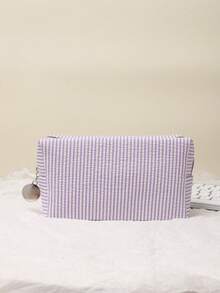 个性化伴娘化妆包，薄纱女孩化妆包，大容量化妆包，伴娘新娘礼物，化妆品收纳包，刺绣洗漱包，刺绣化妆包，伴娘化妆包，伴娘礼物，女士礼物，礼品，多用途，大容量，适合假日/度假、户外/野餐/旅行/徒步/运动/登山、商务/通勤/工作/办公室等各种场合，包包，2025万圣节配饰，日常旅行必备，旅行收纳包 - 彩色 - 查看 13