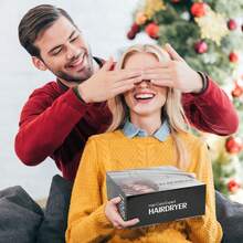 Morfone Local Warehouse 12 Piece Black Hair Dryer Hair Care Set, Home Hair Salon Hair Dryer Multi-Speed Adjustable Drying Hair Styling, Plug-In Model With Air Cushion Combs And Hair Clips And Curling Irons, Etc., Suitable For Home Use/Gift Giving - 查看 11