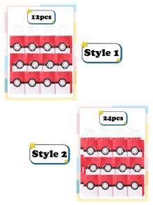 pokemon Pokemon Cartoon Party Gift Bags, Printed Anime Kraft Paper Bags, Creative Animal Shopping Bags, Party Gift Bags, Paper Bag Party Supplies, Disposable Party Tableware Christmas, Halloween, Festival Supplies, Festival Decorations, Thanksgiving, Back-To-School Season, Autumn And Winter
