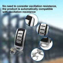 1-20个车库遥控电子门控制器 433MHz 门禁钥匙扣手持发射器 无线控制卷帘门