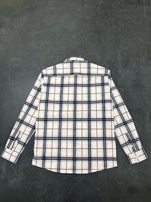 Latest Minimalist Plaid Casual Fashion Versatile Long Sleeve Men's Shirt, Suitable For Spring And Autumn, Suitable For Daily Outings, Holidays, Leisure, Gifts For Festivals And Birthdays