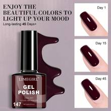 LIMEGIRL LIMEGIRL 6 Colors Brown Gel Nail Polish Set, Nude Brown Polish 2025 Gel Polish Colors Neutral Nail Polish Kit Soak Off Gel Polish Nail Art DIY Gift For Girls Women