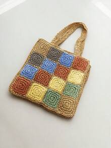 Women Shoulder Bags - 卡其色混合色 - 查看 1
