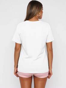 LOVE JOYY Mazzy Star 女士休闲圆领 T 恤，可爱天鹅卡通印花图案，乐队短袖 T 恤，送给她的礼物，复古 90 年代乐队 T 恤，适合所有季节