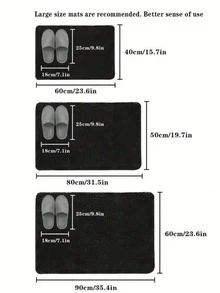 1pc Brown Easter Bunny Welcome Doormat, Creative Fashion Pattern Design, Holiday Decor, Easter Carpet, Suitable For Bedroom, Living Room, Dining Room, Kitchen, Bathroom, Laundry Room, Doormat, Small Rug, Welcome Mat, Carpet, Mat, Outdoor Doormat, Kitchen Rug, Home Decor, Front Door Mat, Area Small Rug, Outdoor Mat, Home Decor, Area Rug, Garden Carpet, Washable Rug - Multicolor - View 7