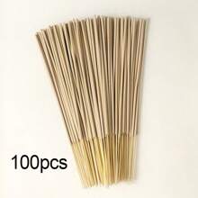 30/100pcs/Pack Incense Sticks - Eucalyptus, Lavender, Sandalwood, Jasmine, Sage, Rose, Milk, Dragon's Blood - Natural Wooden Bamboo Sticks, Suitable For Aromatherapy, Yoga, Meditation, Home And Office Fragrance