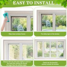 Anti-Mosquito Window Screen, Free Cutting Window Screen, Simple Installation, Black And White Invisible Window Screen, Suitable For Bedroom, Living Room, Bathroom, RV, Adjustable Size Mosquito Net, Anti-Insect Net To Prevent Cats From Entering And Exiting The Curtains