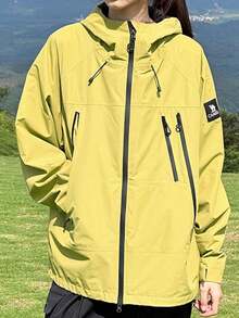 CAMEL CROWN Women's Outdoor Jacket, Autumn And Winter Three-In-One Windproof And Waterproof Climbing Jacket - Fallen Leaves Yellow - View 3