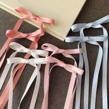 2 buc Accesorii de păr pentru femei, Agrafe de păr minimaliste la modă, Agrafe elegante cu panglică în stil balet, Agrafe dulci și drăguțe pentru uz zilnic, Extra lungi, Agrafe cu gheare, Gheare de păr, Agrafă de păr, Agrafă de păr tip aligator