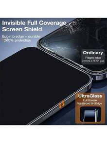 1pc Apple Tempered Glass Screen Protector, Includes Easy Installation Kit, Smooth Surface, Bubble-Free Installation - Random Front/Back Packaging - Dust Removal Chamber [HD Film] - View 7