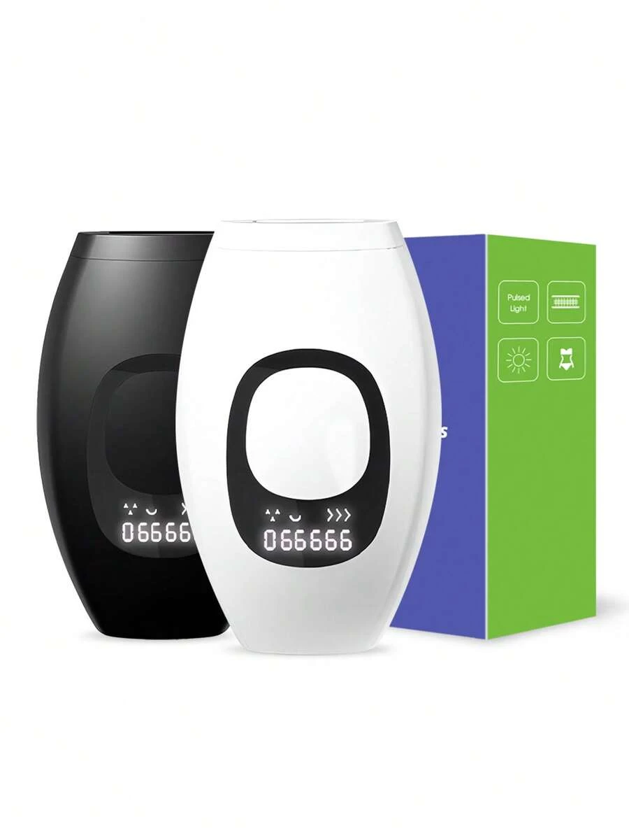 zs 1pc Pulsed Light 5-Level 999,990 Flashes IPL Laser Hair Removal Devices For Women Epilator Hair Remover For Bikinis Body Armpit Underarm Painless Permanent Photoepilator At Home Use LCD Display Depilator