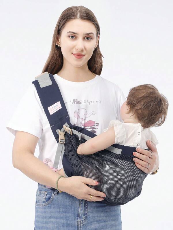 1pc Baby Wrap Carrier, Adjustable & Breathable, Suitable For All Seasons