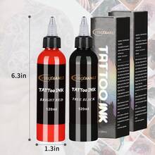 yikexuanli 60/120ml Black Tattoo Ink, High Quality, Deep Black, Long-Lasting And Rich Pigment, Suitable For Lining And Shading, Ideal For Professional Tattoo Artists, Professional Body Art Supplies - Multicolor - View 9