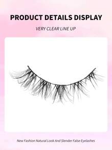 10 pares de pestañas postizas de marta negra, tallos negros delgados y suaves, efecto de extensión natural de la cola del ojo, pestañas de ojo de gato, pestañas postizas esponjosas y naturales, rizado 3D, herramientas de maquillaje de extensión de pestañas postizas dramáticas y completas para principiantes, agrandar los ojos de forma natural, adecuadas para el trabajo, fiestas, citas y festivales, pestañas postizas reutilizables