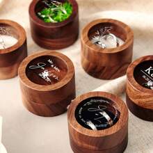 Custom Wooden Wedding Ceremony Ring Box With Clear Acrylic Cover, Personalized Engraved Engagement Proposal Holder, Two-Slot Ring Holder,Multi-Functional,Durable,Ornamental,Reusable,Exquisite,Stylish,High-Quality,Colorful,Modern,Custom,Personalized,Unique,Ideal Gifts For Him,Ideal Gifts For Her,Boyfriend,Dad,Girlfriend,Mom,Family,Friends,Tea Room,Home,Garden,Office,For Anniversaries,For Valentine's Day,For Mother's Day,For Birthdays,For Father's Day,For Graduation,For Weddings,For Housewarming,Customized Wedding Crafts