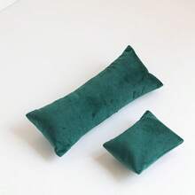 1 件珠宝展示和收纳枕头，天鹅绒/亚麻/PU 皮革/霜绒材质，长款和短款，手表、手链、珠宝展示和收纳，适合婚礼、周年纪念日的礼物，珠宝盒，珠宝收纳盒，珠宝展示盒，礼品盒，带多尺寸和多色收纳枕，夏季必备女士收纳整理器礼品旅行