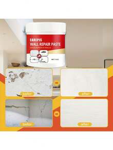 Home Decor Wall Repair Paste Kit - No Experience Needed, Easy To Apply And Sand For Smooth Wall Restoration, Waterproof And Anti-Crack, Convenient Installation - Multicolor - View 11