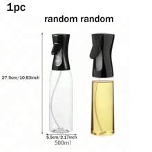 3/2/1pc Oil Spray Bottle, Kitchen Household Barbecue Olive Oil Cooking Spray Oil Atomization Fat Reduction Oil Spray Artifact, Oil Spray Dispenser Refillable Spray Bottle Outdoor Barbecue Cooking Kitchen Supplies