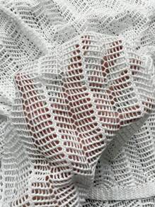 Women's Casual Bohemian Summer Beach Vacation Sexy Hollow Out See-Through Backless Sleeveless Cover Up Maxi Dress