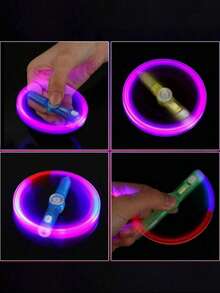 32pcs/15pcs/8pcs LED Rotating Glow Pens - Hand Back Glow EDC - Back To School - Classroom Rewards, Birthday Gifts, Party Favors - Classroom Prizes - Fun Gifts, Christmas Gifts, Halloween Gifts