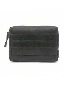 Bolsa Molle Tatical de caza EDC para exteriores, riñonera para teléfonoóvil, bolsa de aseo portátil de nailon para hombre, bolso de mano para exteriores OBZU - CP negro - Ver 10
