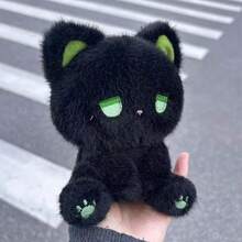 1 件 20252 新款 Emo 呆猫可爱呆萌毛绒公仔玩偶填充动物泰迪熊，异色，儿童玩偶，生日和节日礼物 - 彩色 - 查看 5